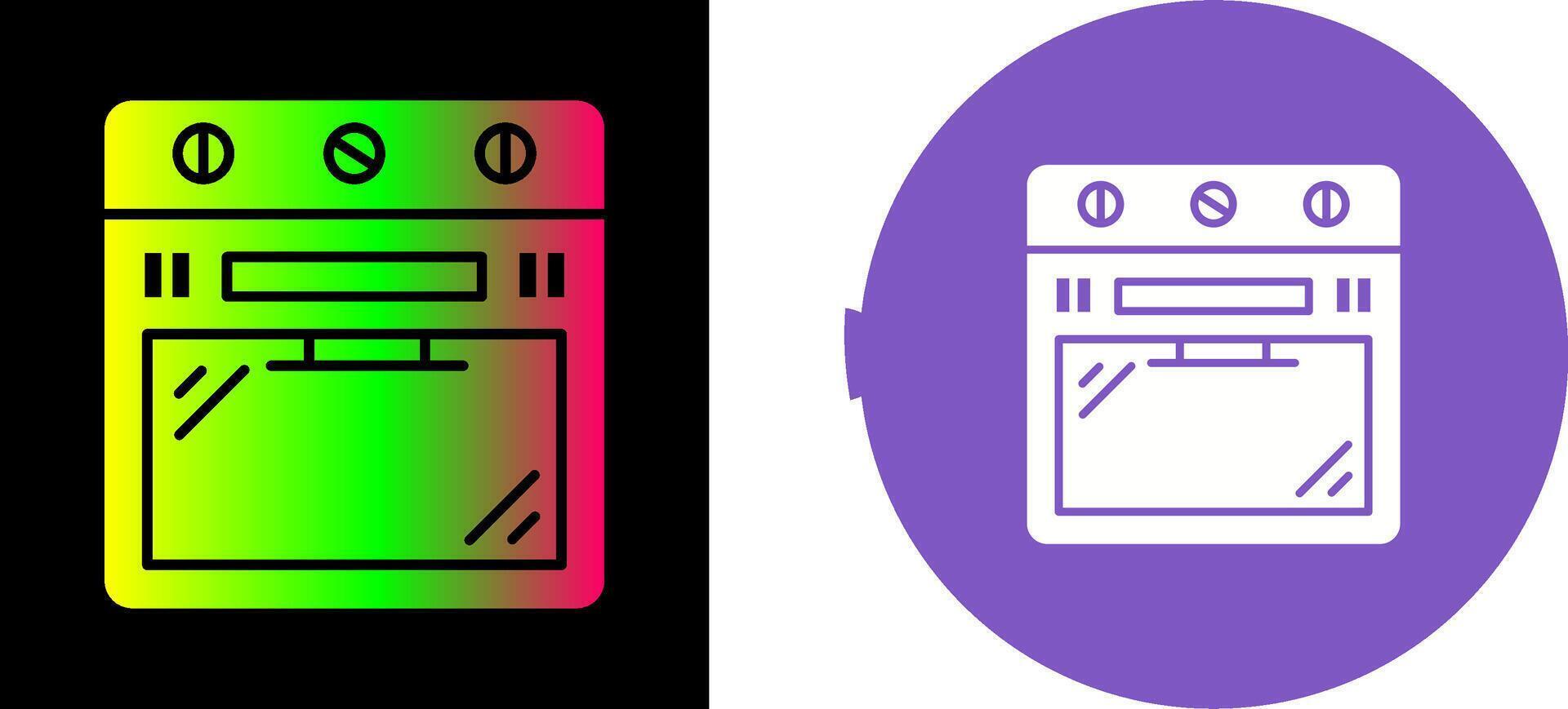 Stove Icon Design vector