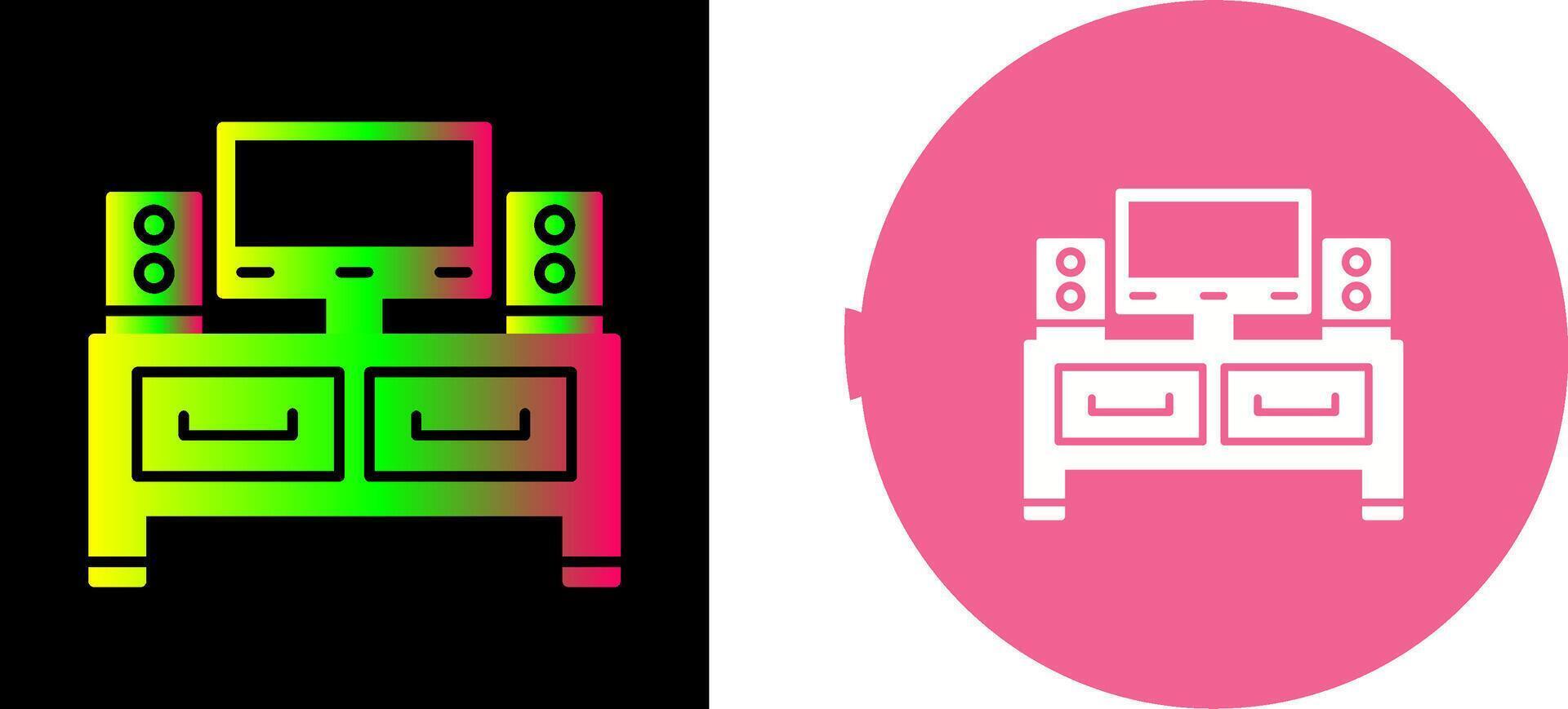 Television Icon Design vector