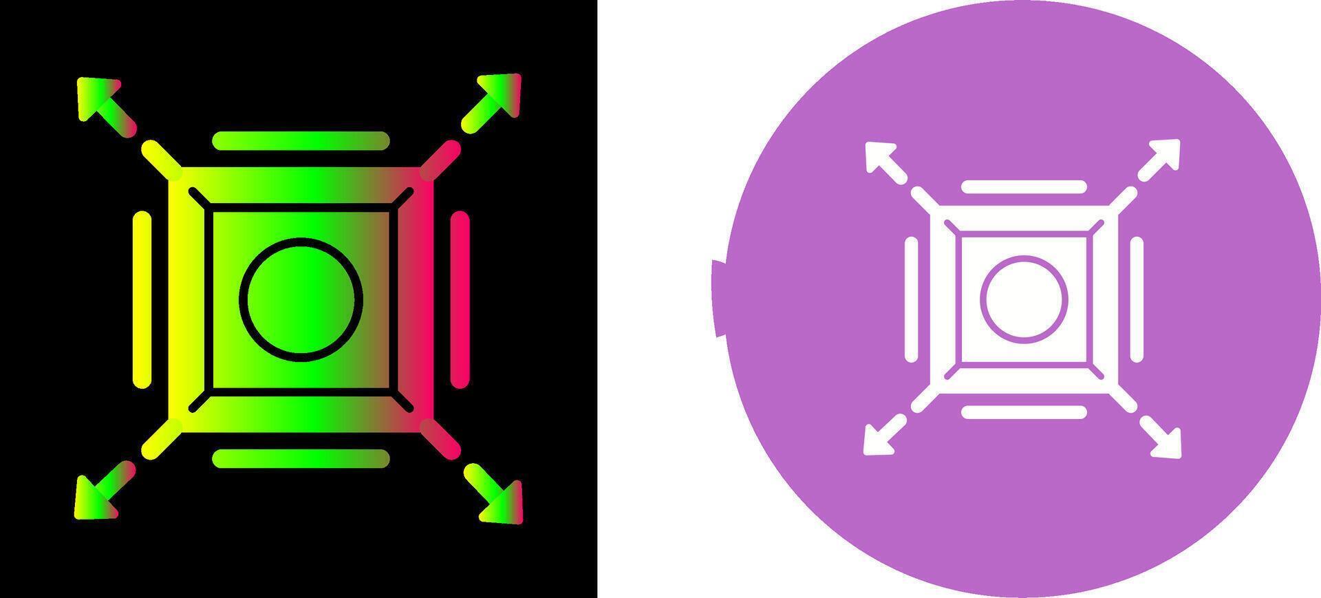 Maximize Icon Design vector
