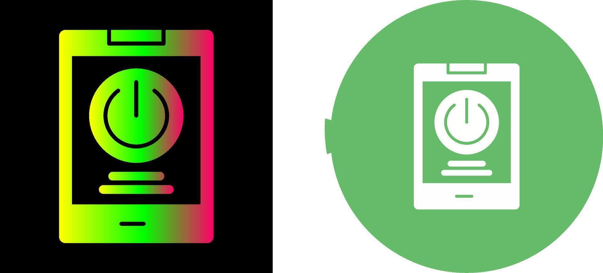 Power Icon Design vector