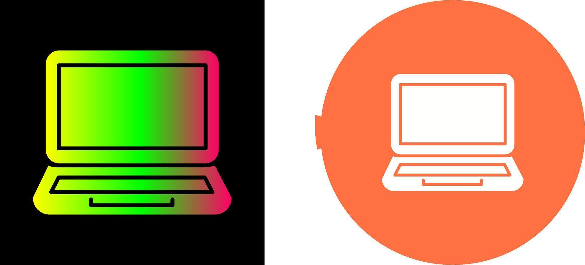 Laptop Icon Design vector