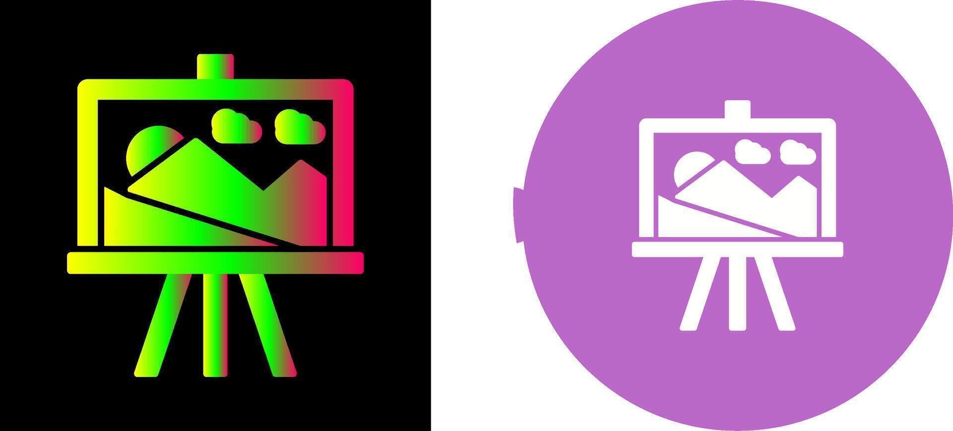 Canvas Icon Design vector