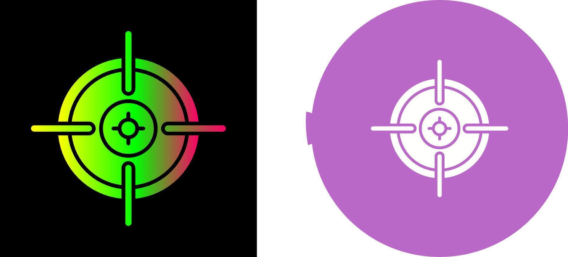 Aim Icon Design vector