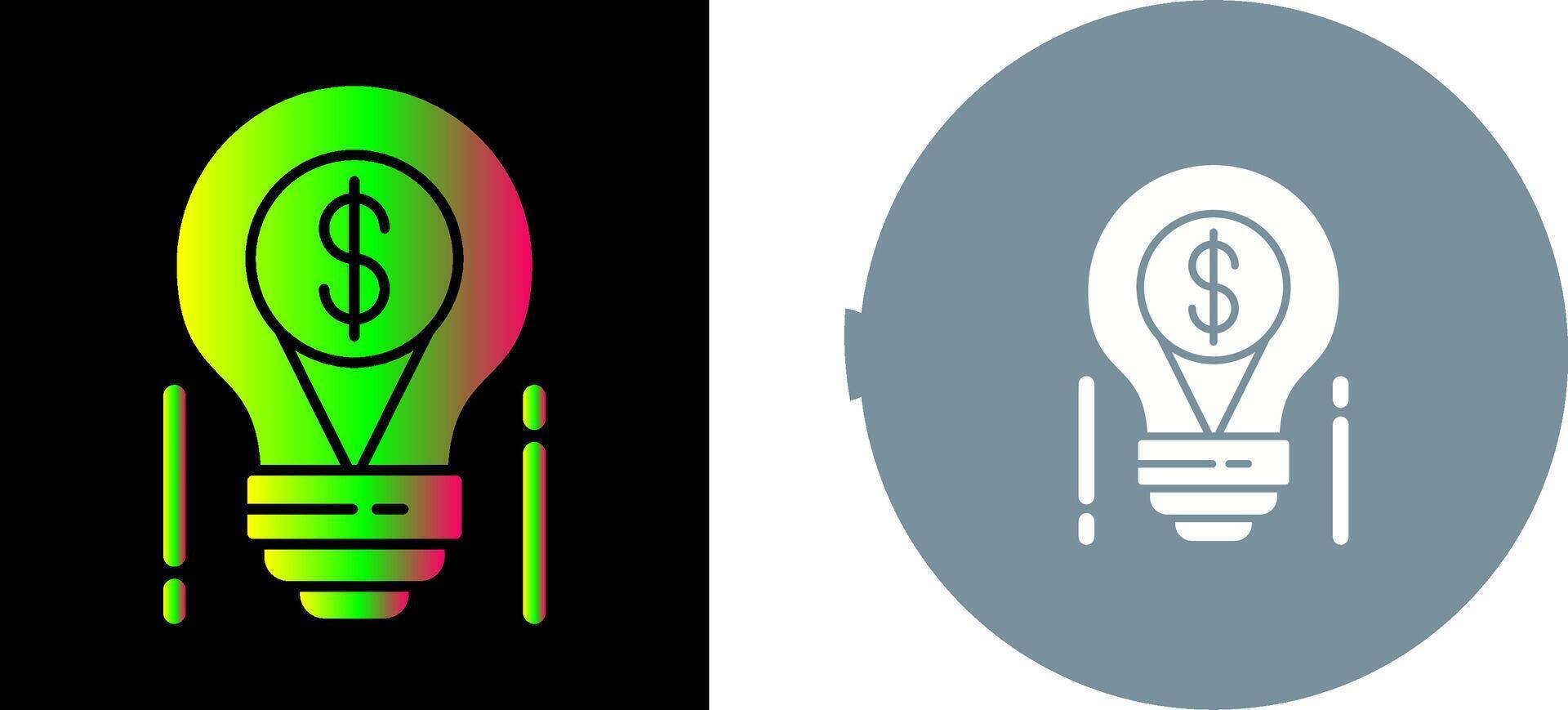 Light Bulb Icon Design vector