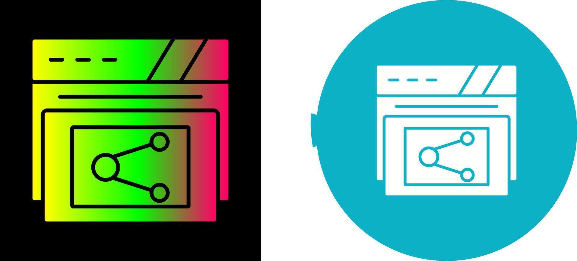 Share Icon Design vector