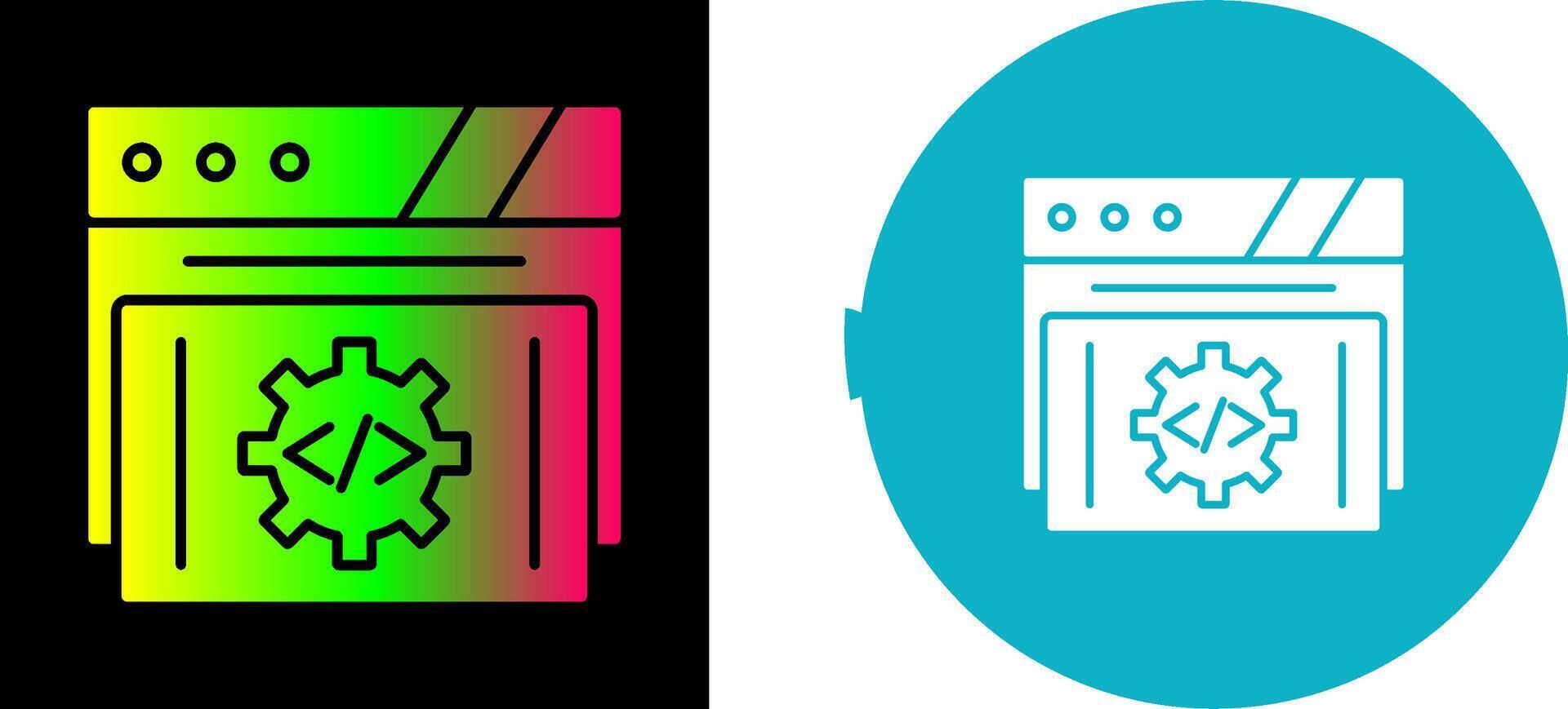 Development Icon Design vector