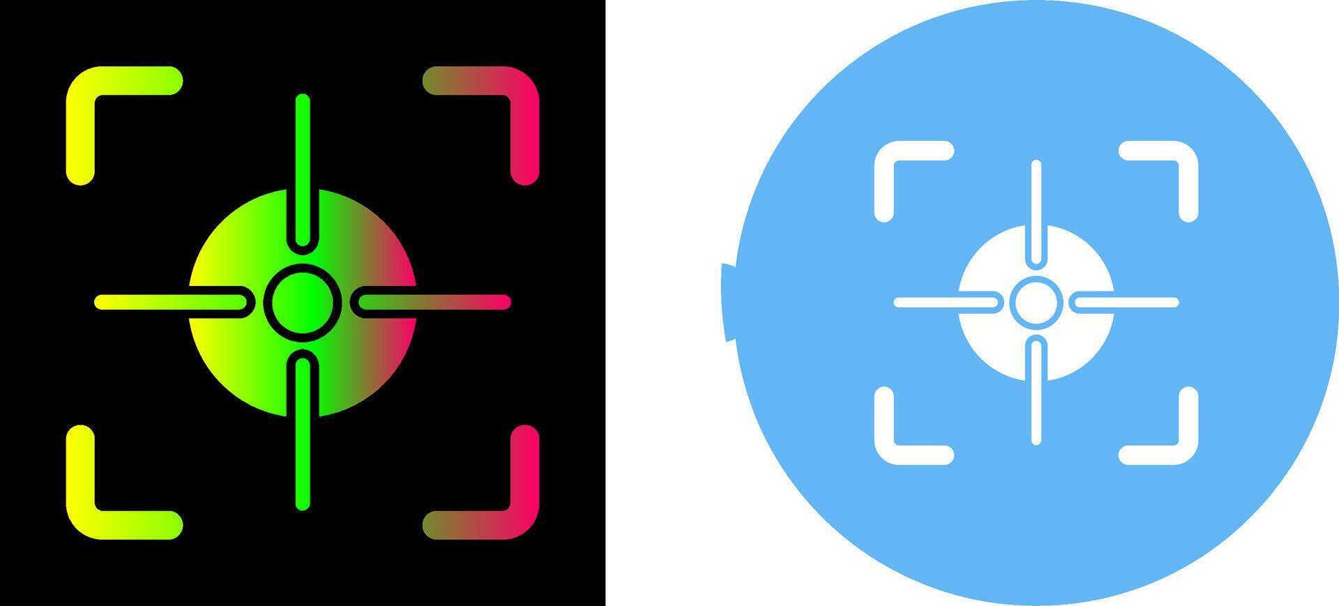 Focus Icon Design vector