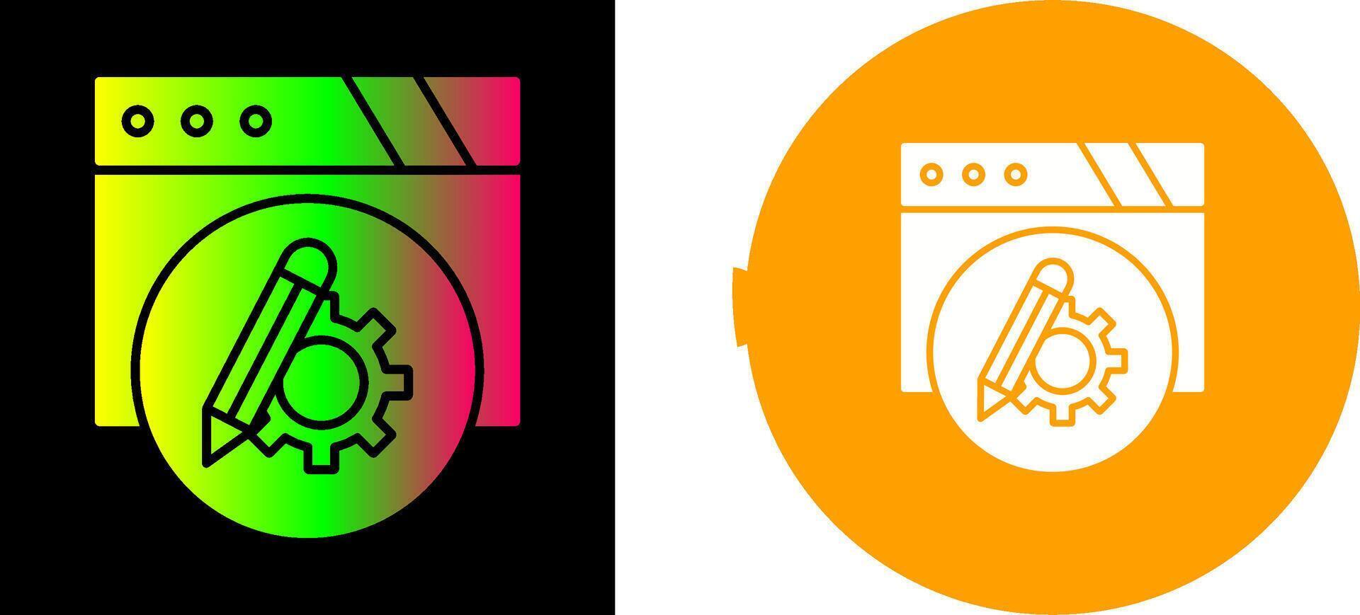 Setting Icon Design vector