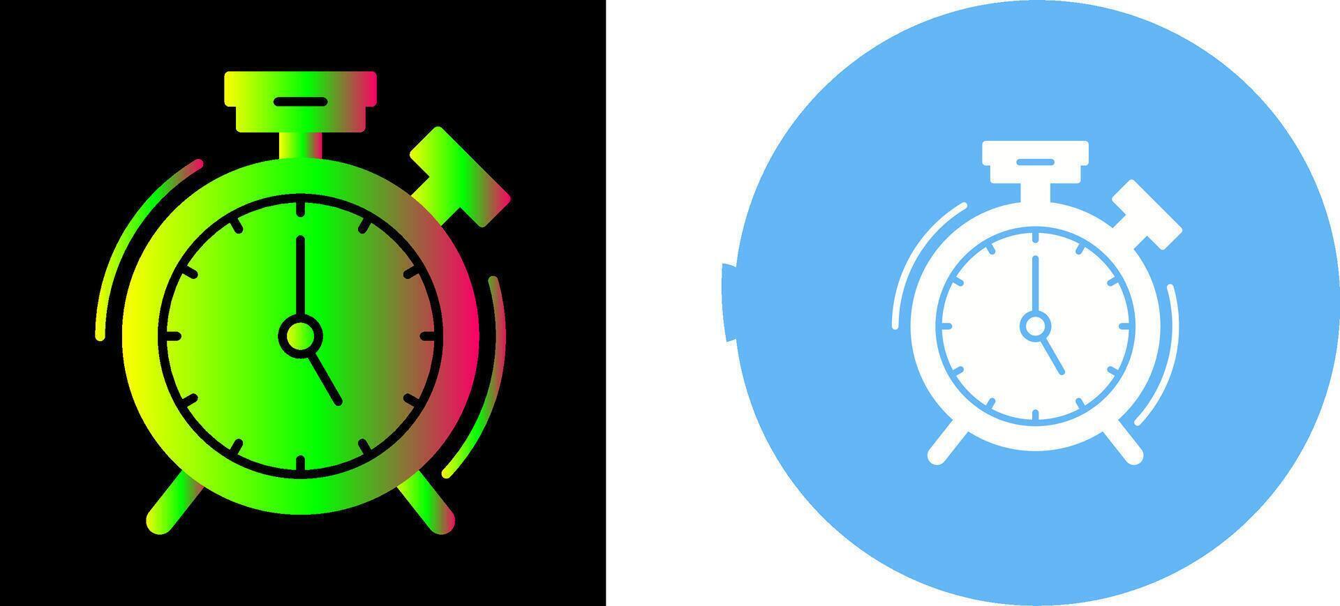 Alarm Clock Icon Design vector