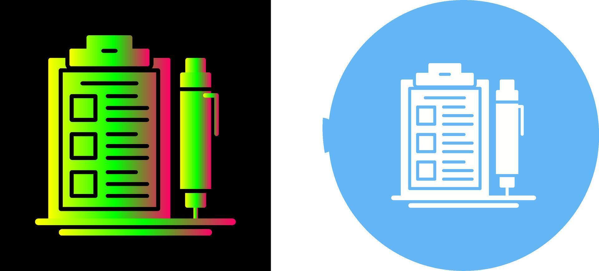 Check List Icon Design vector