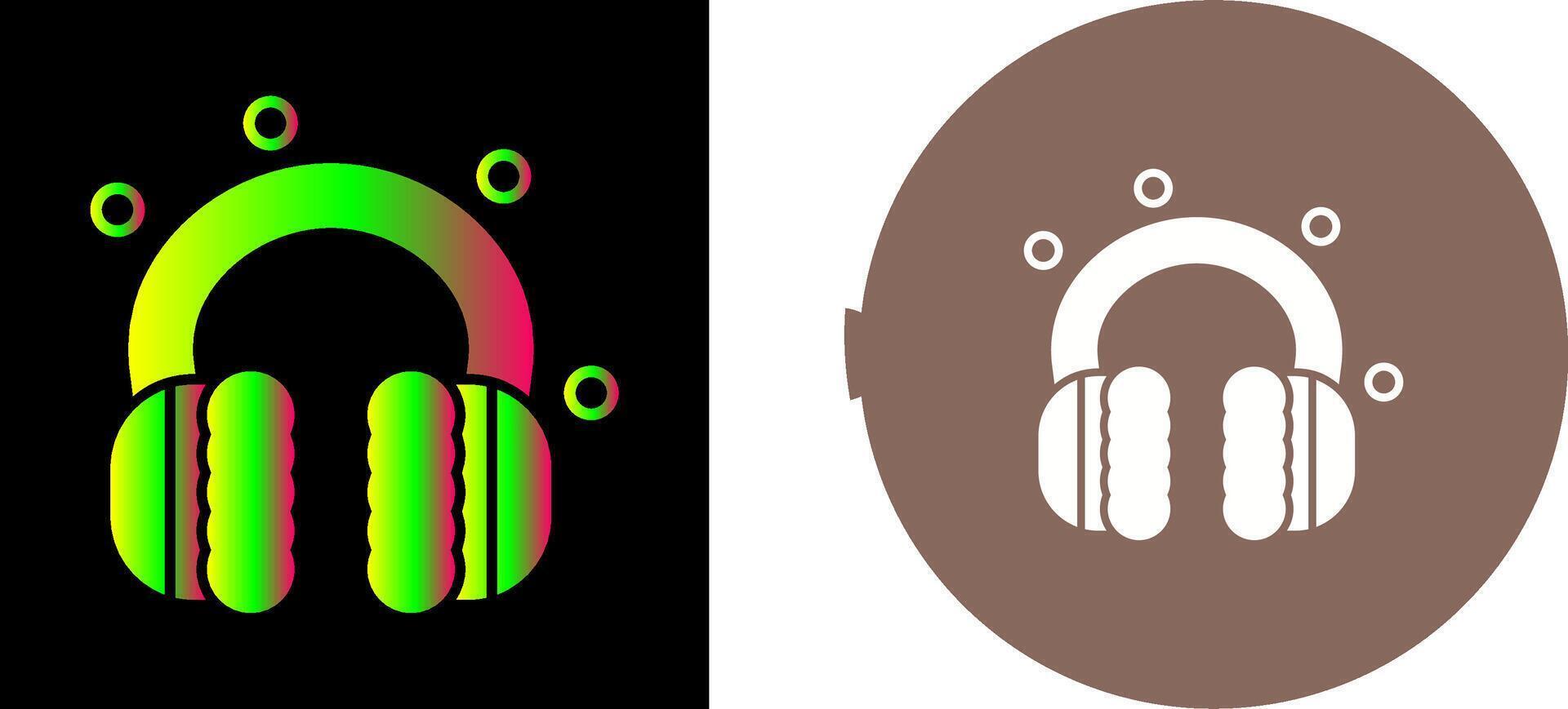 Earmuff Icon Design vector
