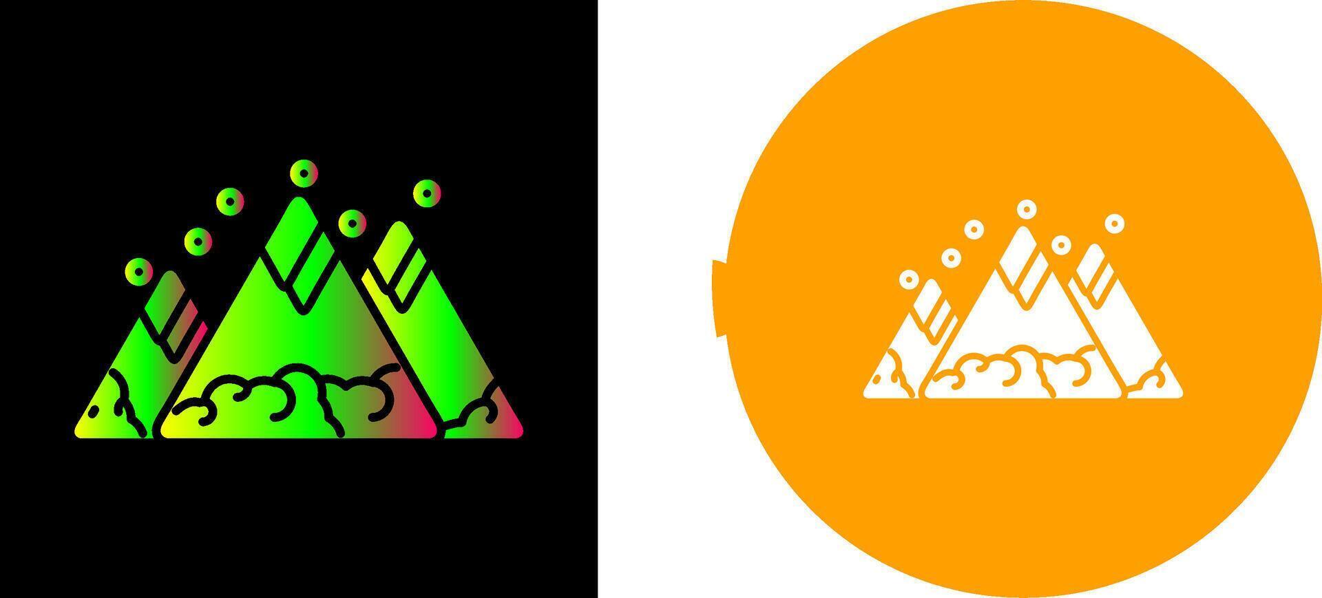 Mountain Icon Design vector