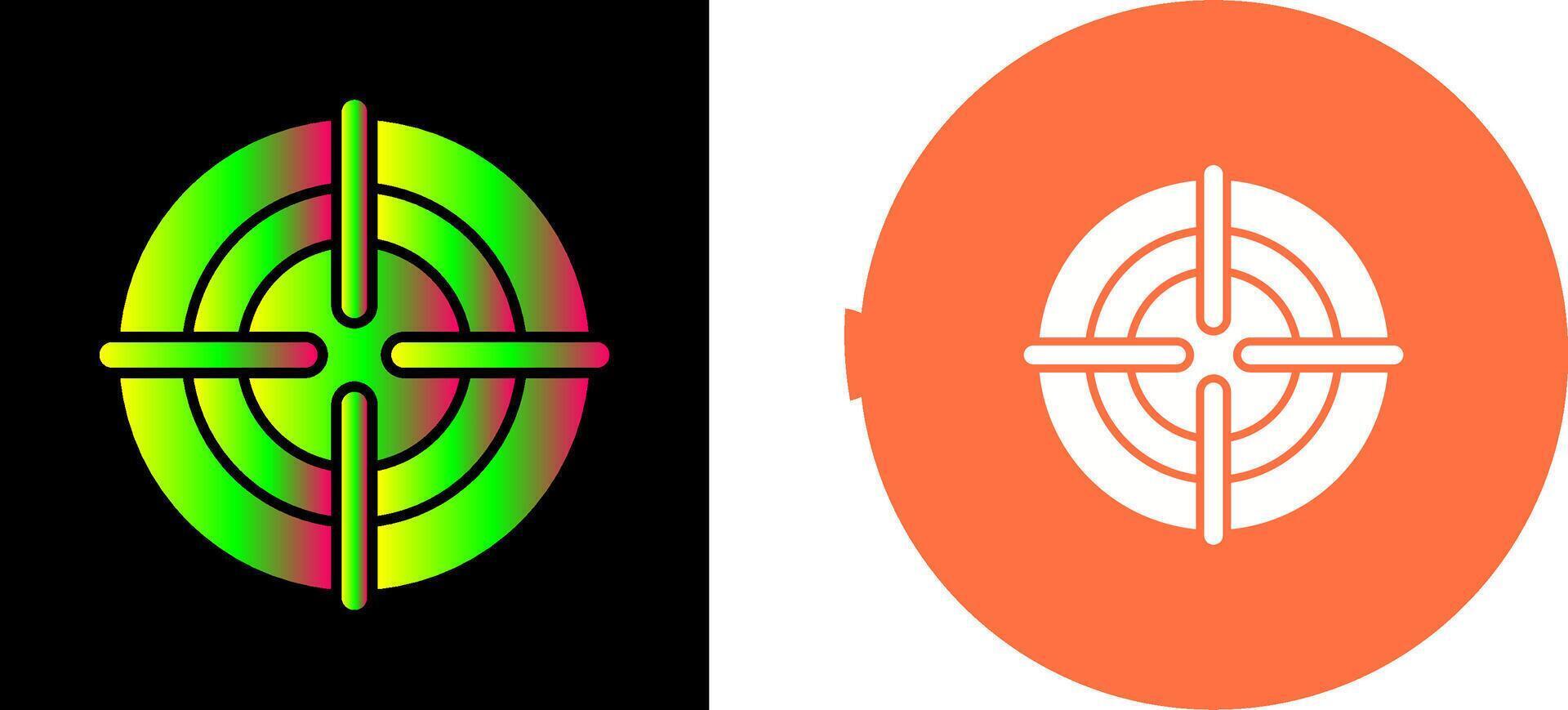 Target Icon Design vector