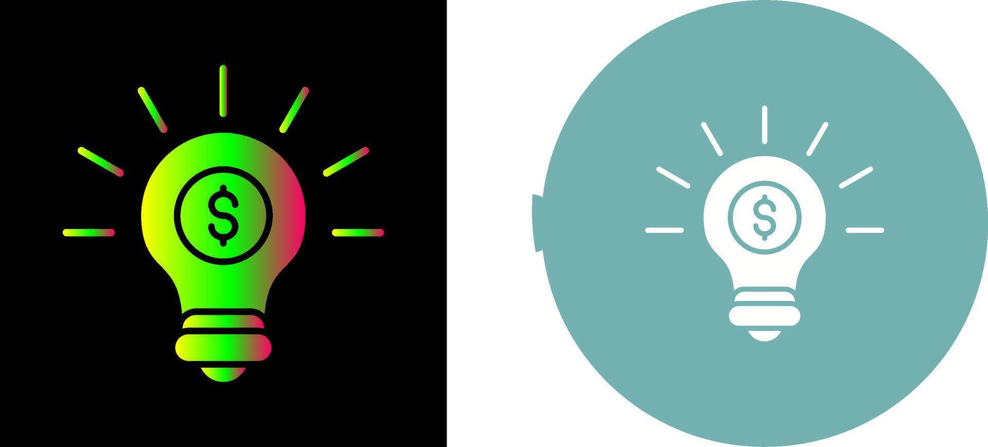 Light Bulb Icon Design vector