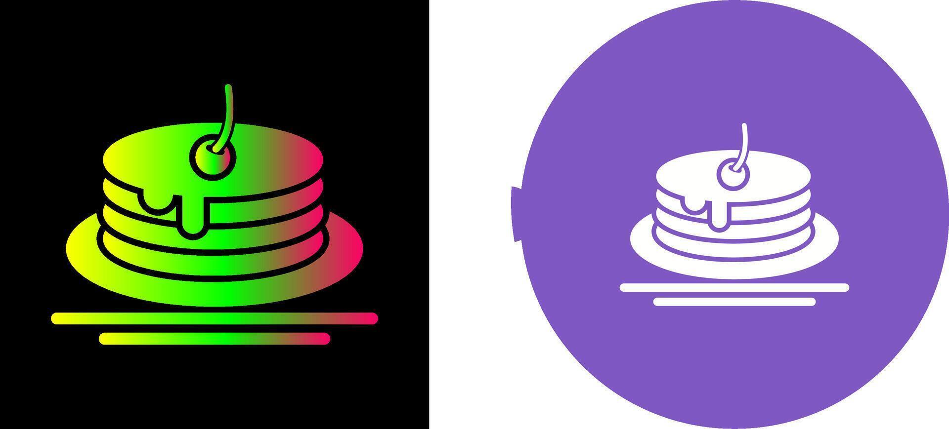 Pancake Icon Design vector