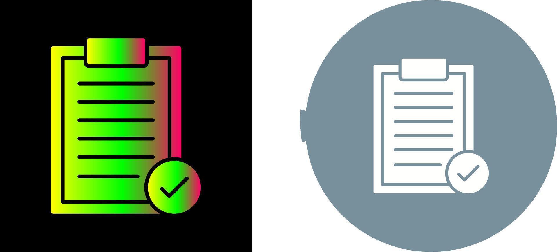 Selected Icon Design vector