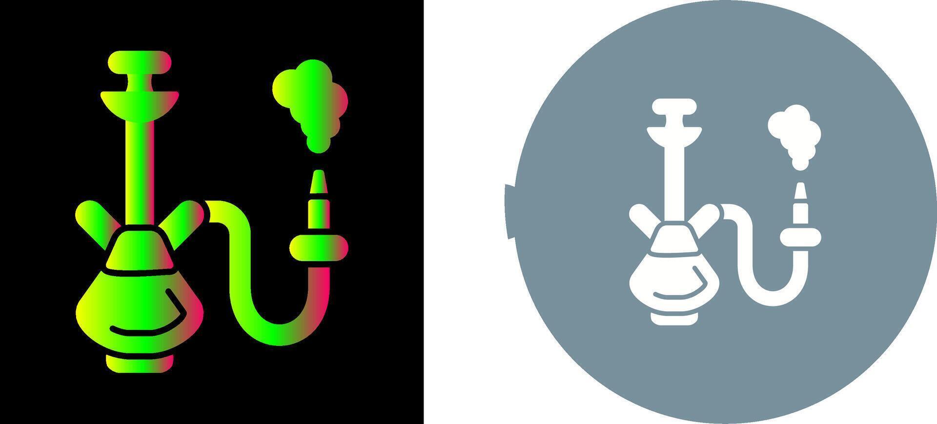 Hookah Icon Design vector