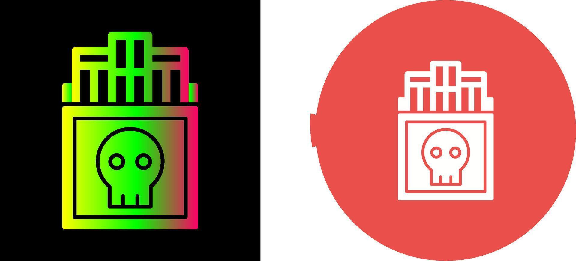 Smoking Kills Icon Design vector