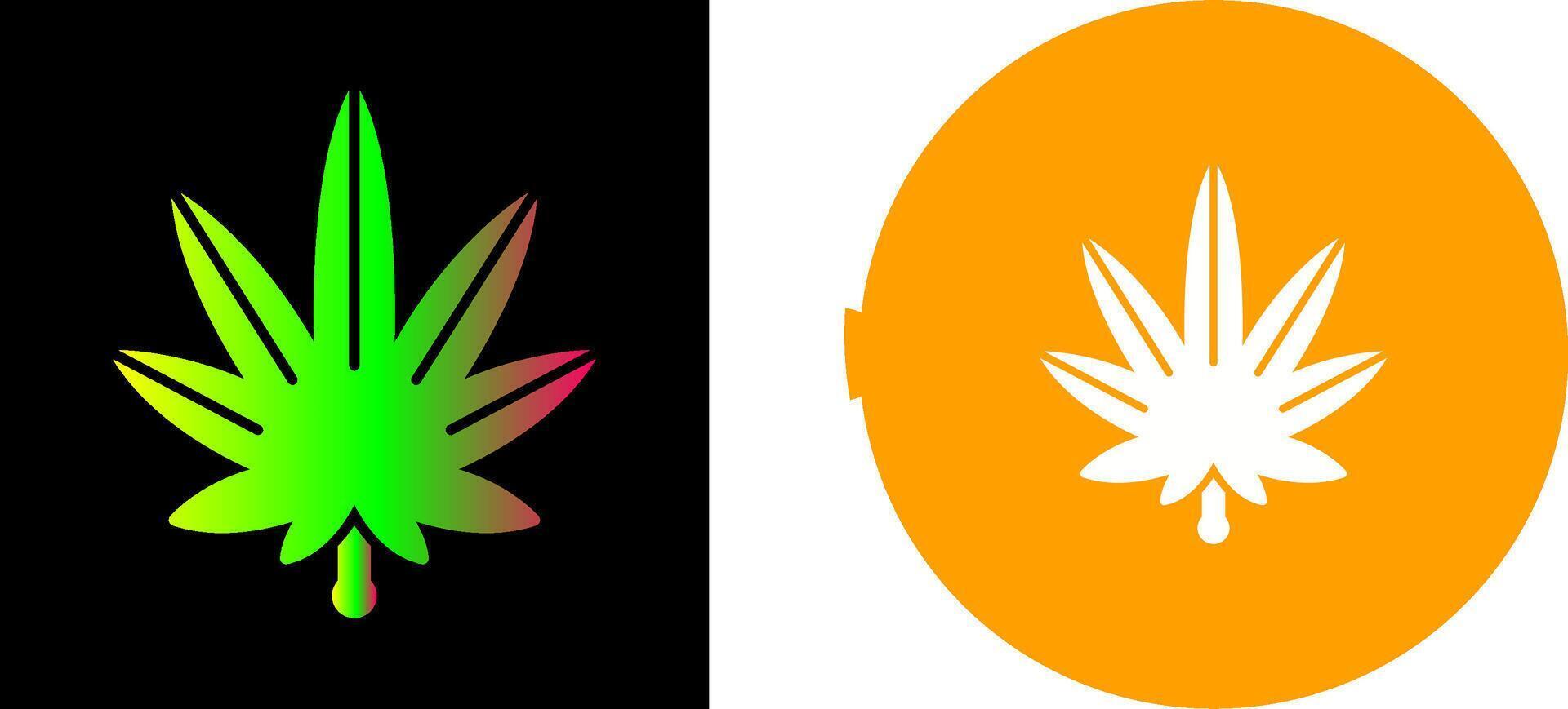 Weed Icon Design vector