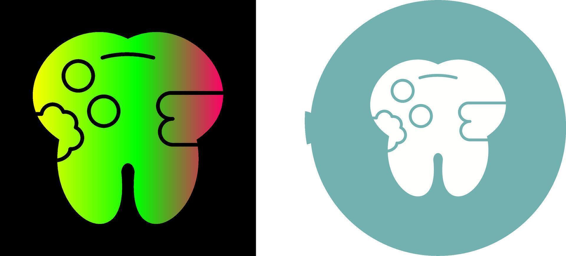 Caries Icon Design vector