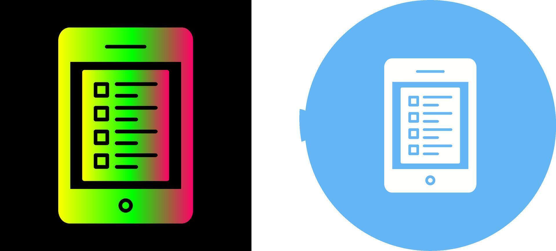 Online Test Icon Design vector