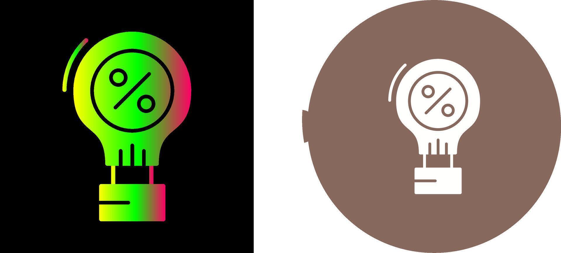 Hot Airballon Icon Design vector