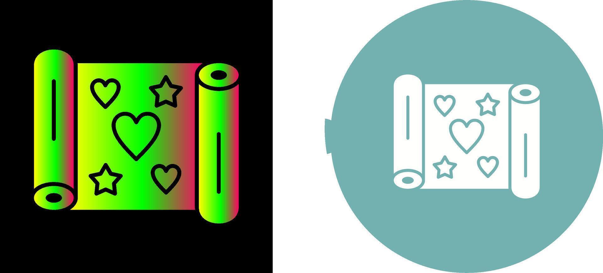 Gift Wrap Icon Design vector