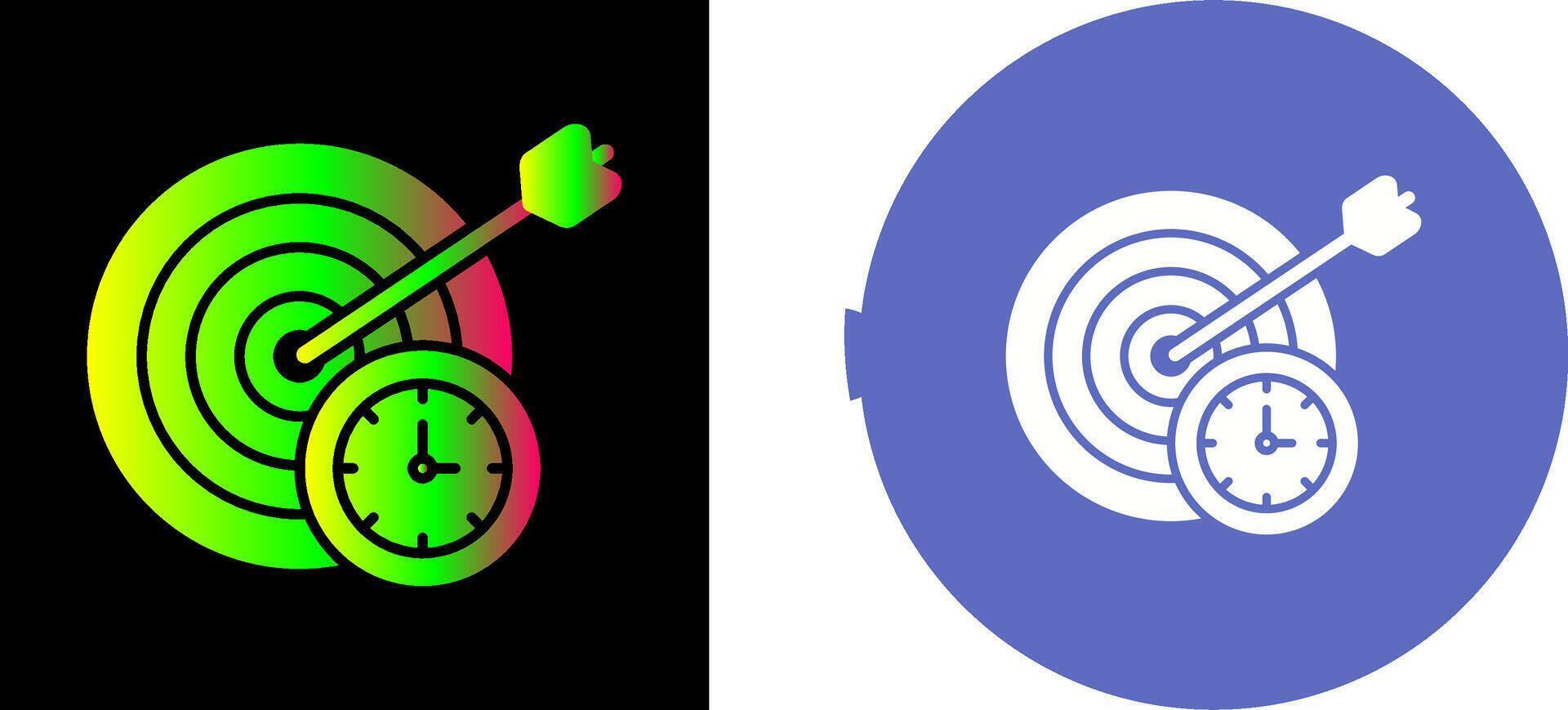 In Time Icon Design vector