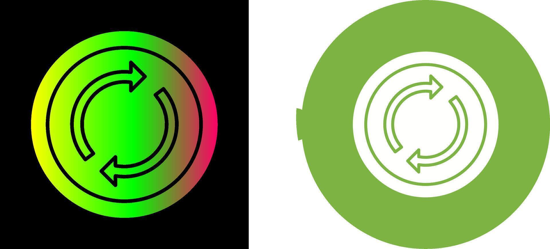 Loop Icon Design vector