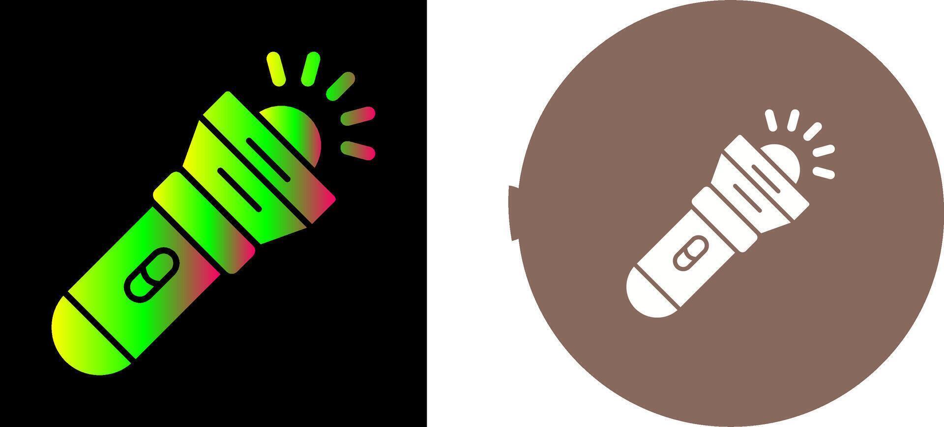 Flashlight Icon Design vector
