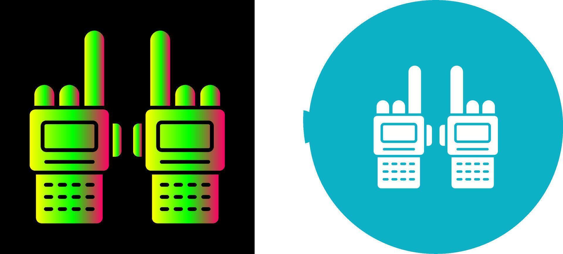 Walkie Talkie Icon Design vector