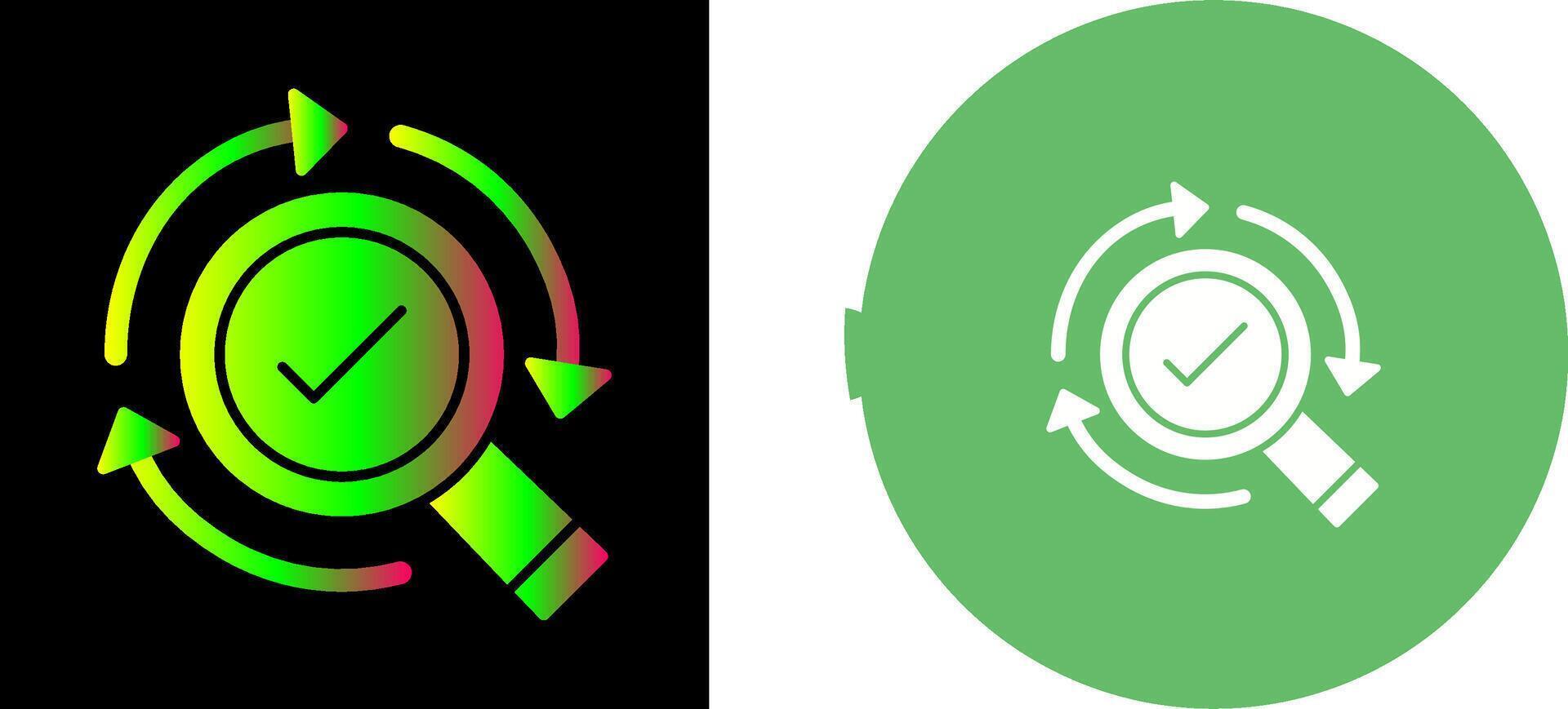 Research Icon Design vector