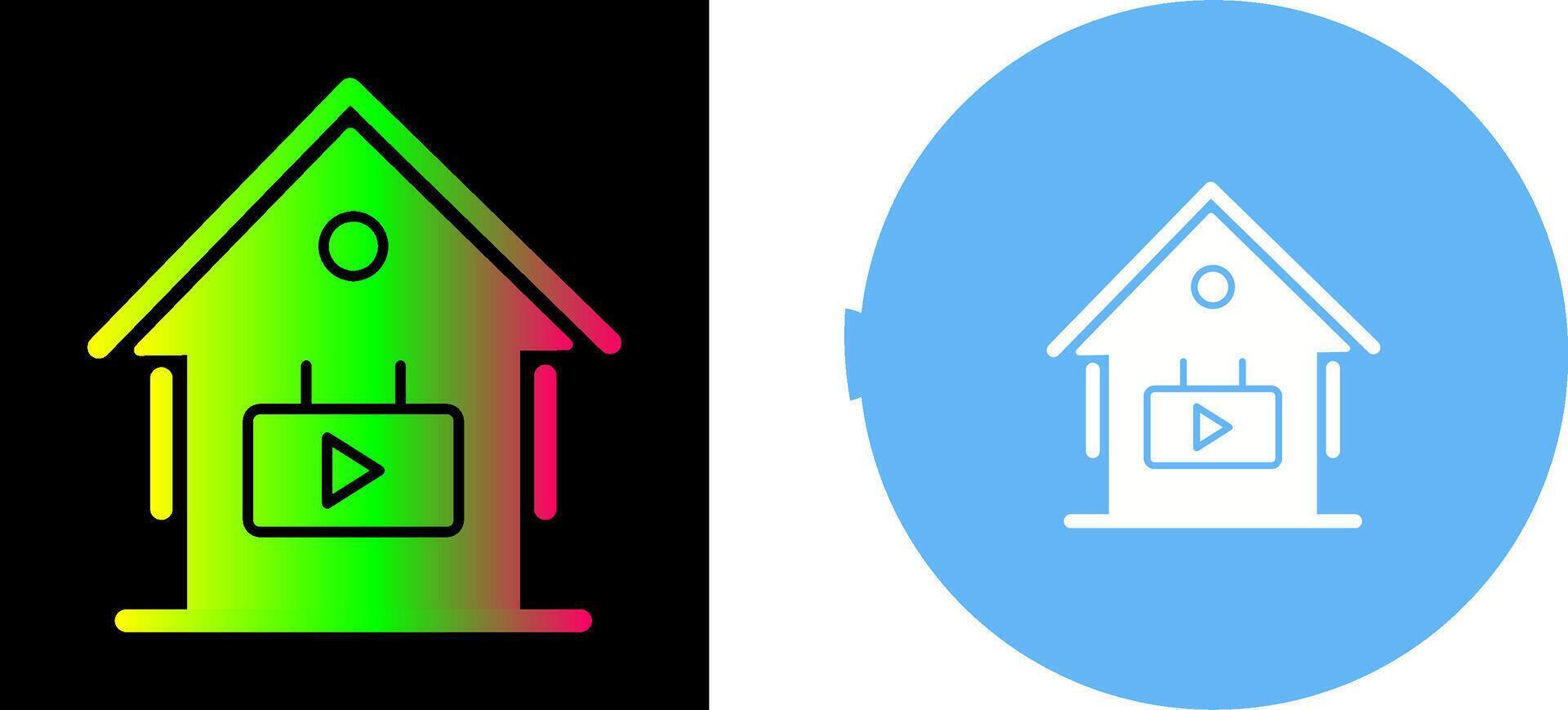 live Broadcast Icon Design vector