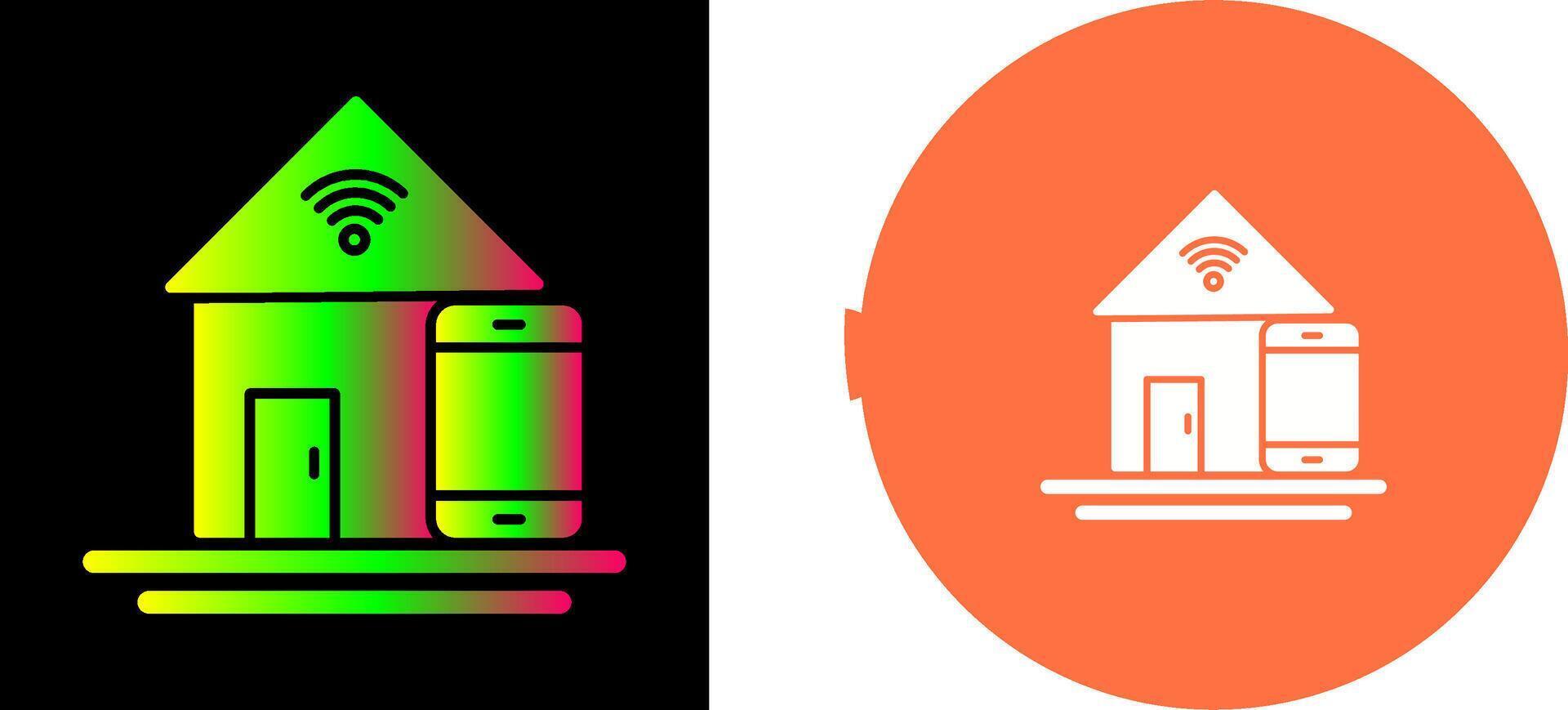Home Automation Icon Design vector