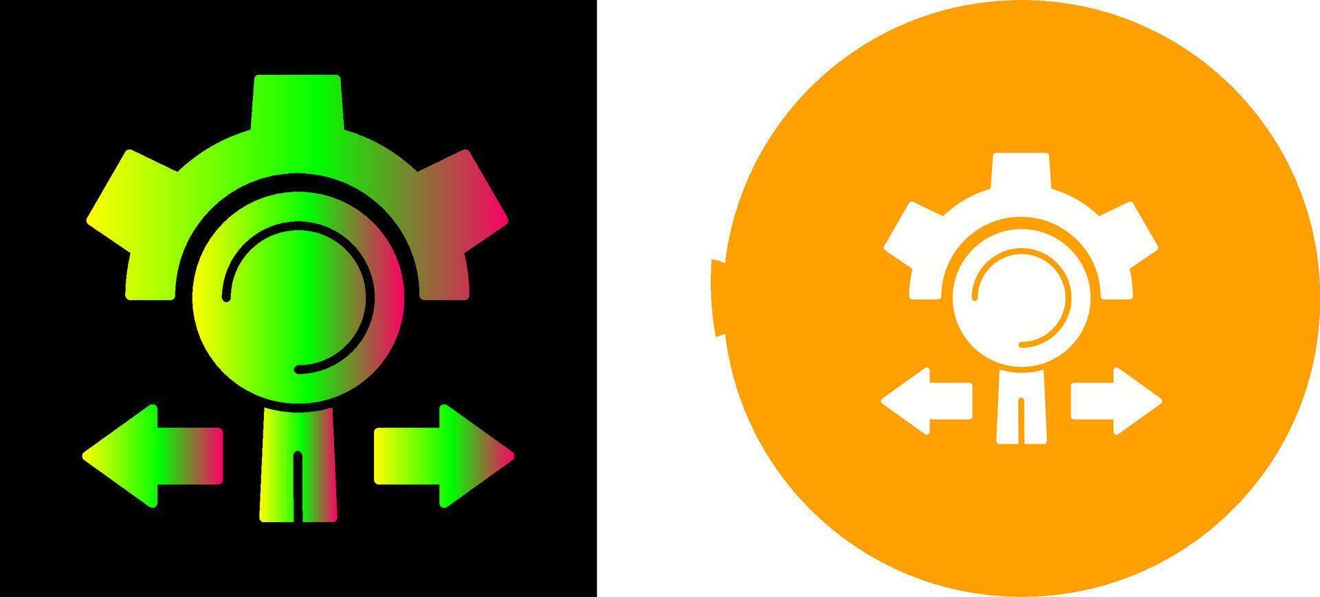Research and Development Icon Design vector