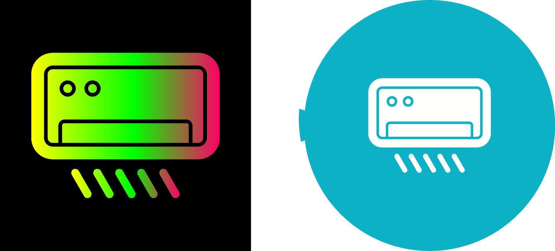 Air Conditioner Icon Design vector