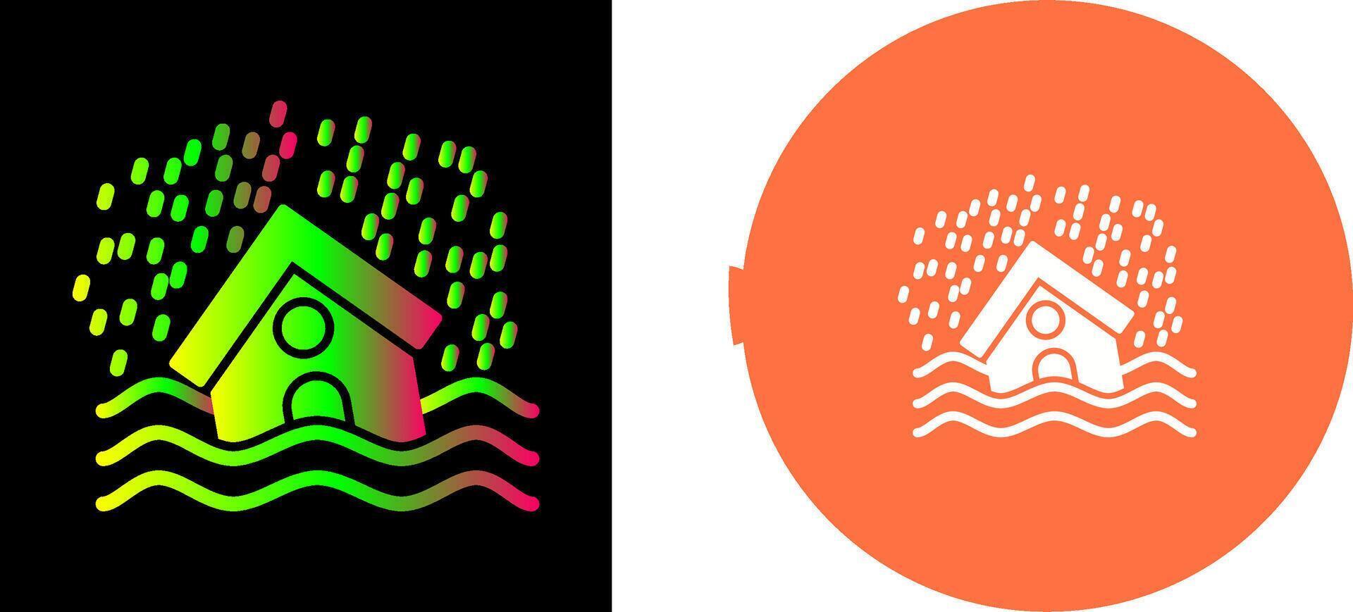 Disaster Icon Design vector