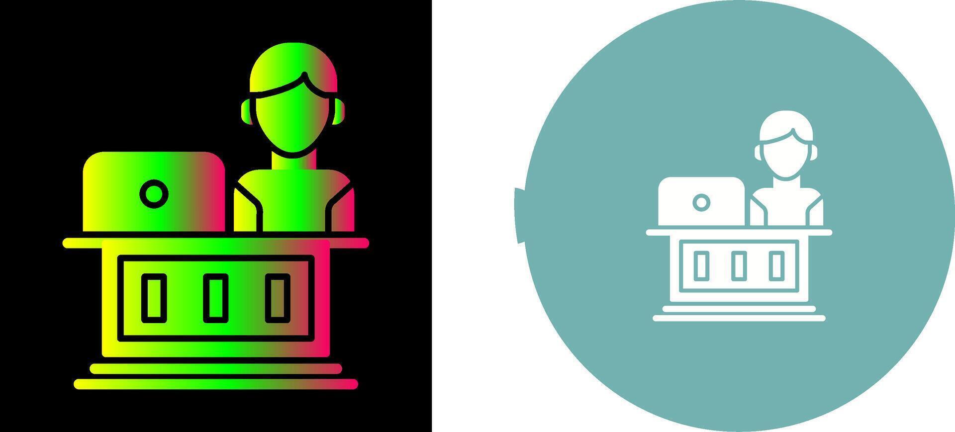 Employee Icon Design vector