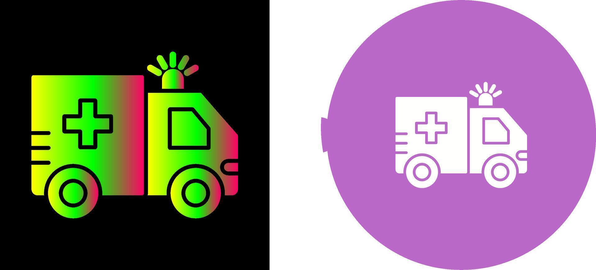 Ambulance Icon Design vector