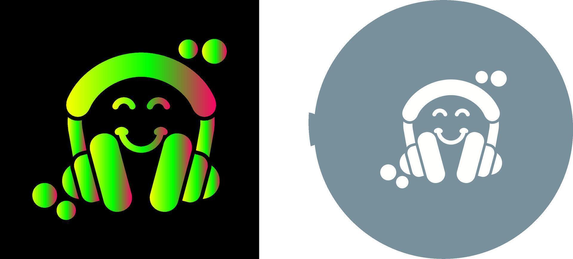 Headphones Icon Design vector