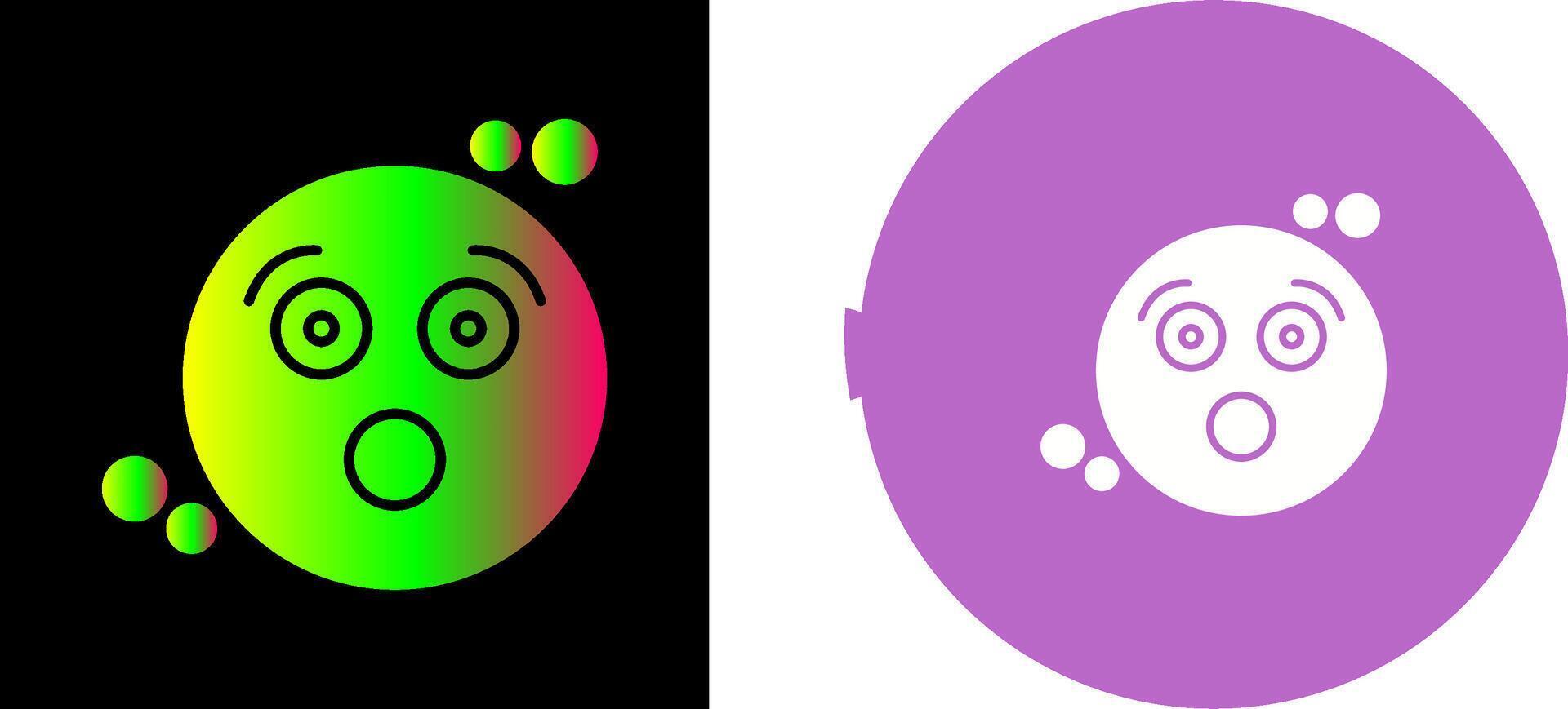 Surprised Icon Design vector