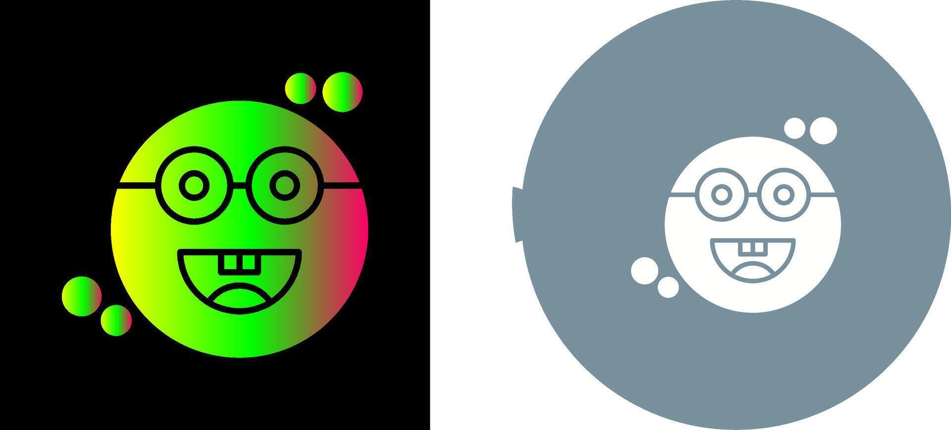 Galsses Icon Design vector