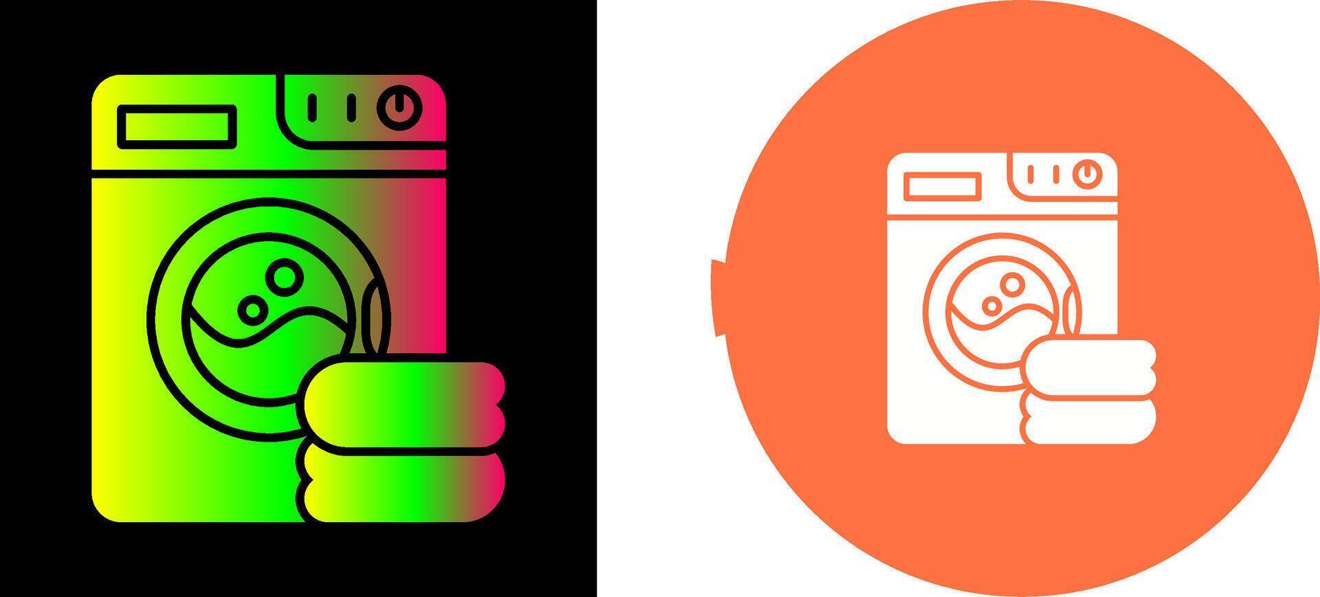 Washing Machine Icon Design vector