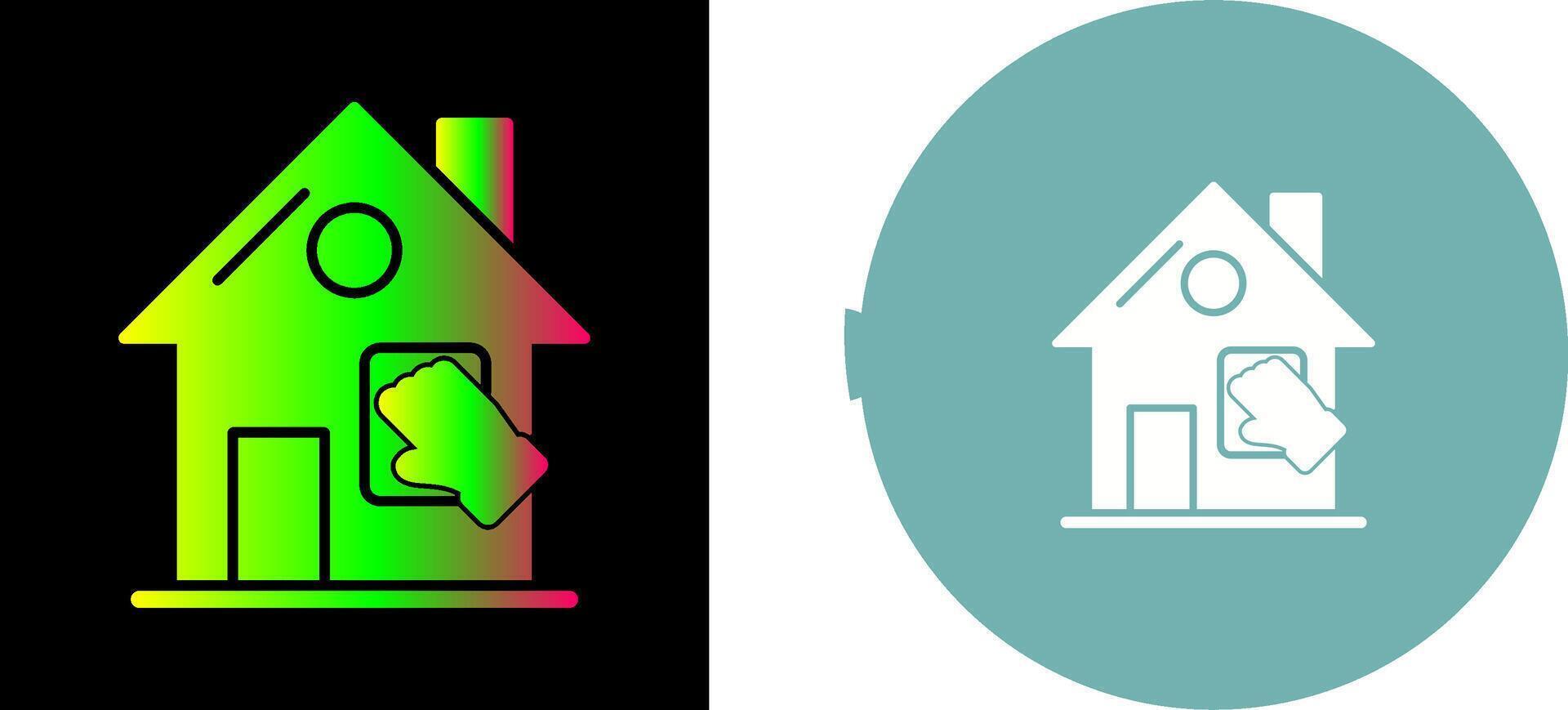 House Cleaning Icon Design vector