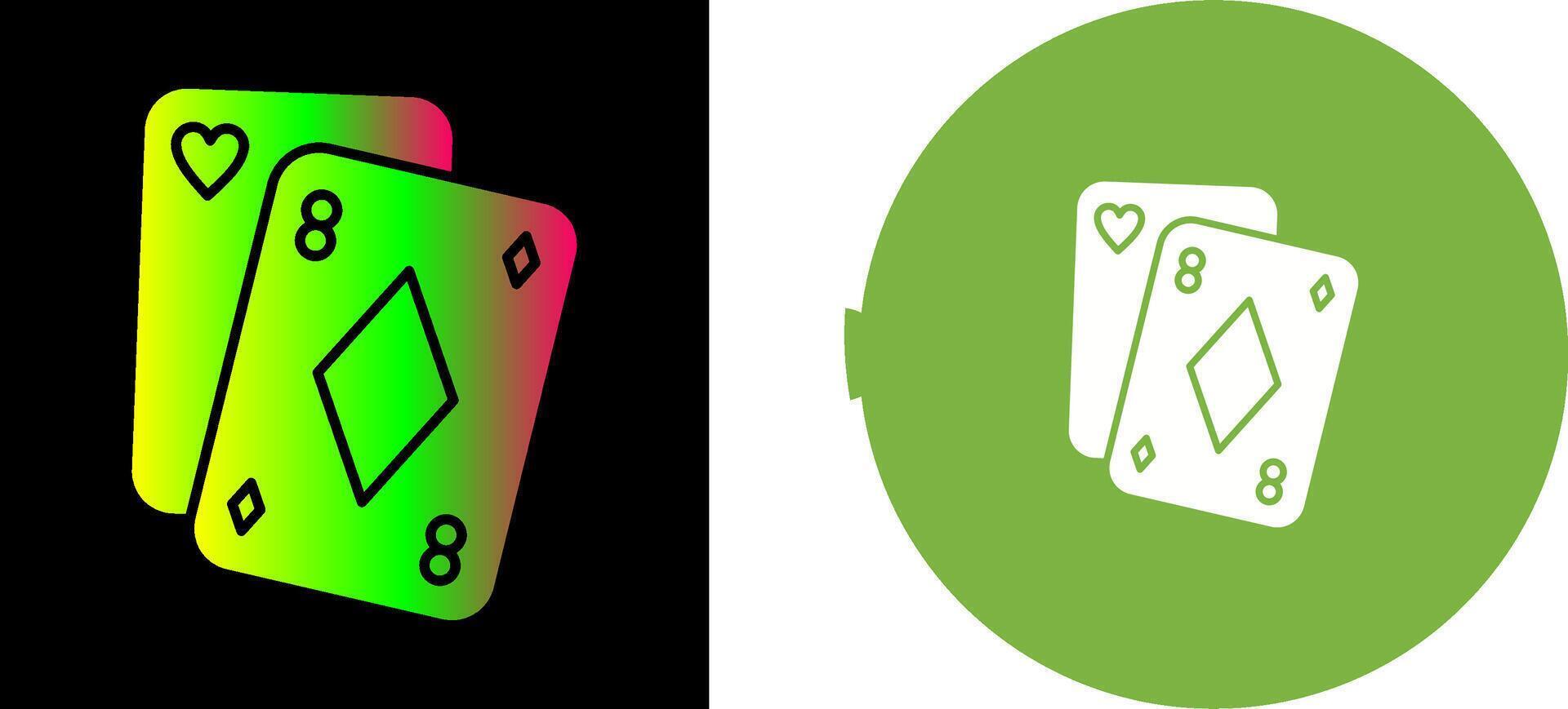 Poker Icon Design vector