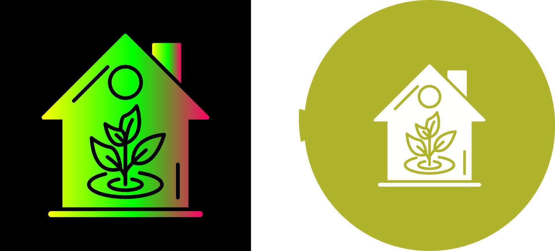 Plant Icon Design vector