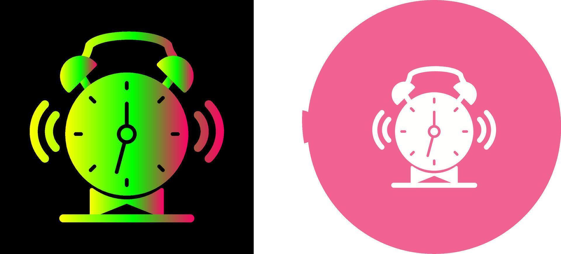 Alarm Clock Icon Design vector