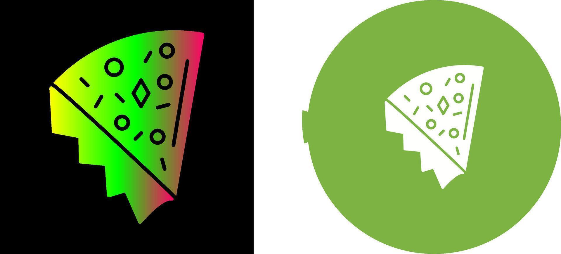Pizza Slice Icon Design vector