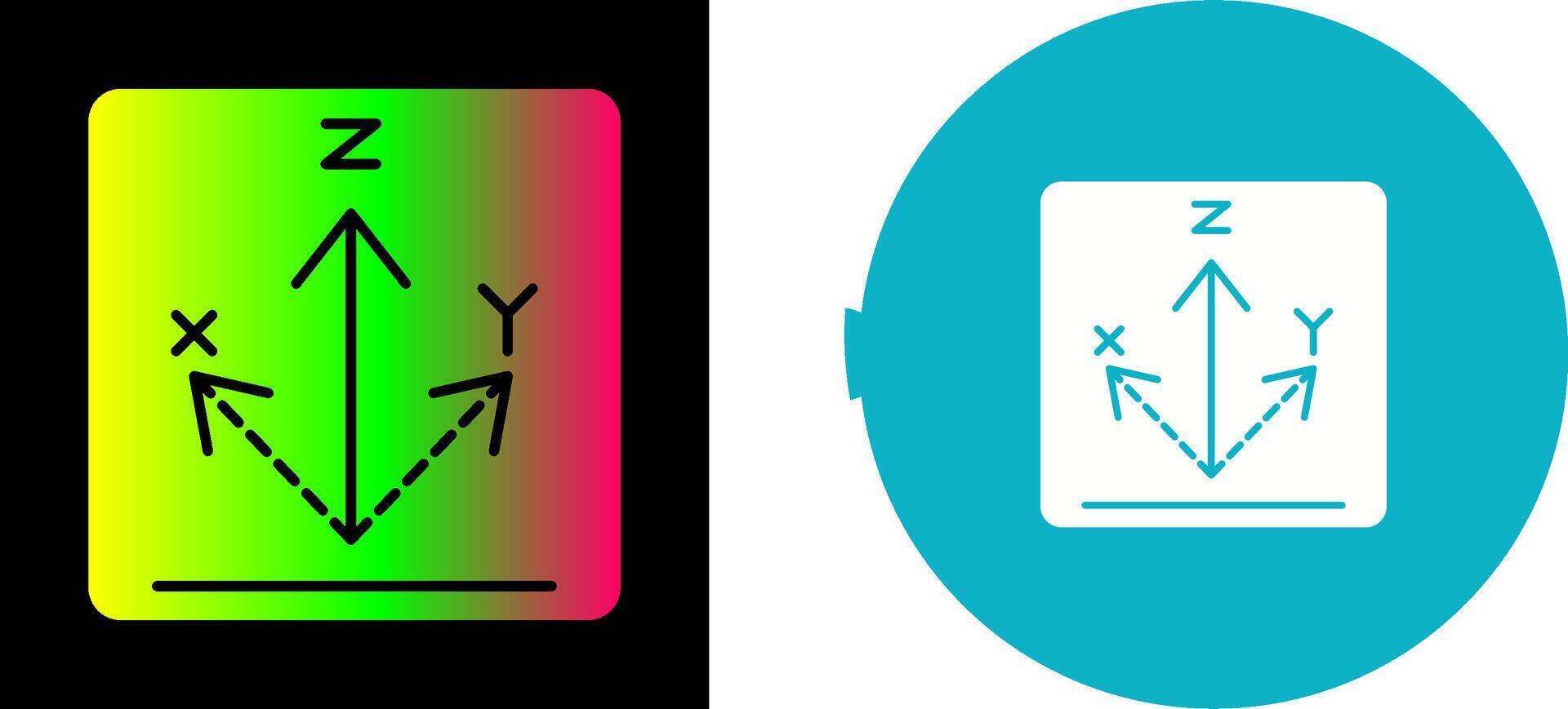 Axis Icon Design vector