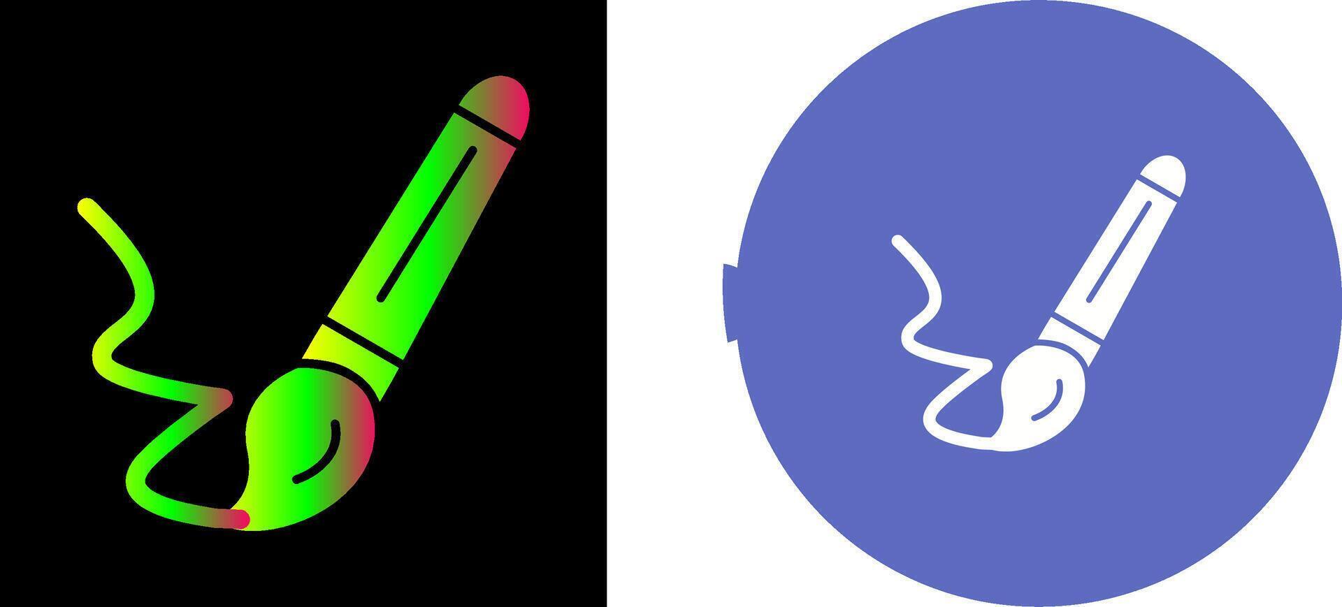 Paint Brush Icon Design vector